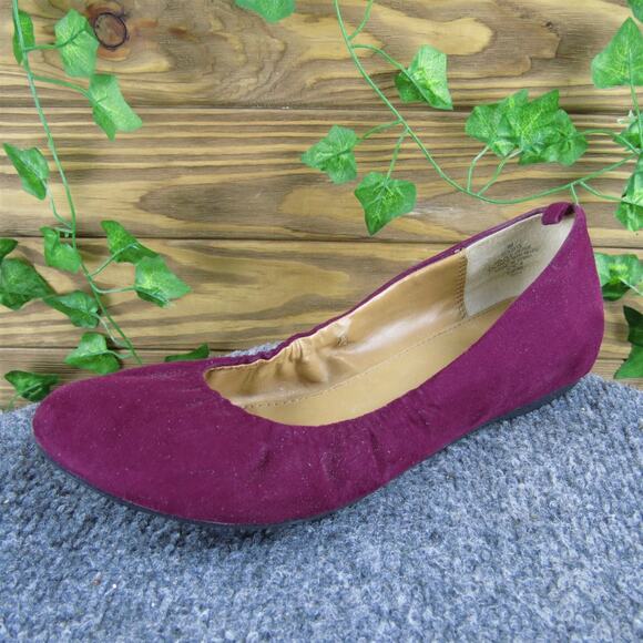 a.n.a Women's Ballet‎ Maroon Textile Sz 8 Medium Used 2025 - Picture 1 of 7